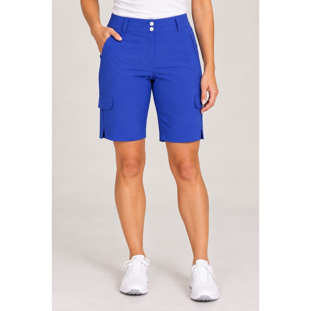 Nike Golf Cargo Shorts Women 6 Blue Excellent Dri-FIT Tour Performance